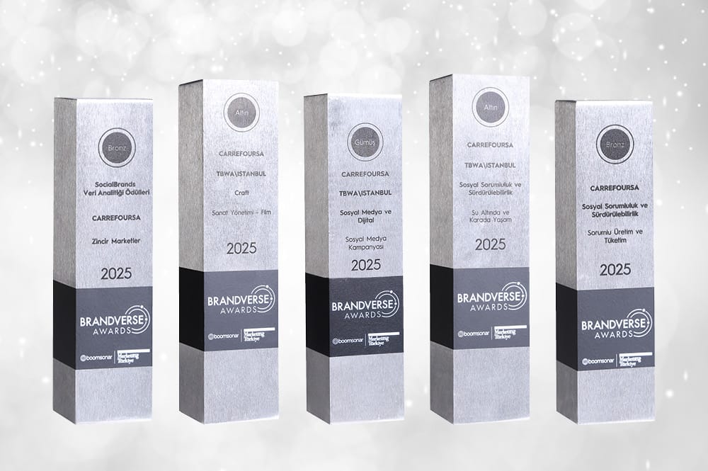 Brandverse Awards’tan 7 ödül kazandık!