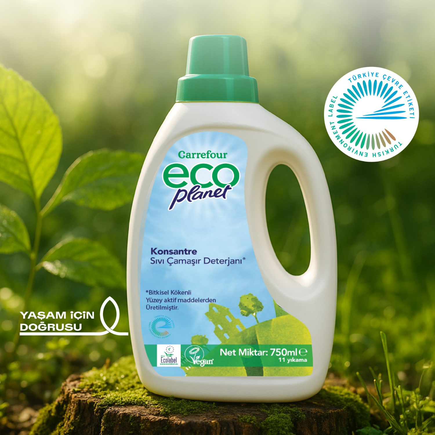 Çevre Etiketli Carrefour Eco Planet Çamaşır Deterjanı  ile Tanışın!